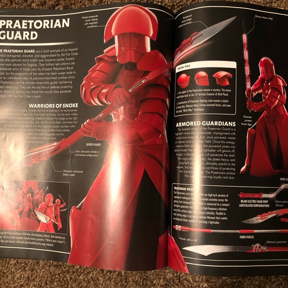 BOOK💜💜3/$15 SALE💜💜’STAR WARS -The Last Jedi’  A Visual Dictionary Hardcover Book - Picture 4 of 7